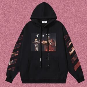 Off-White Black Men's Hoodie